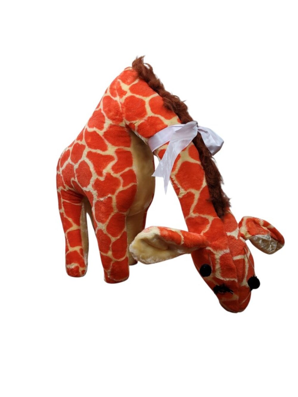 Vintage 60s 29" Giraffe Plush Stuffed Animal Large Jumbo A&L Novelty 1960s Toy